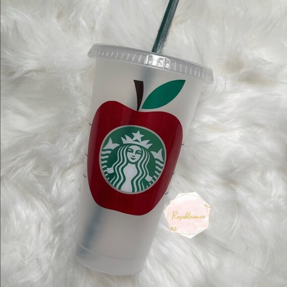 Teacher apple cold cup